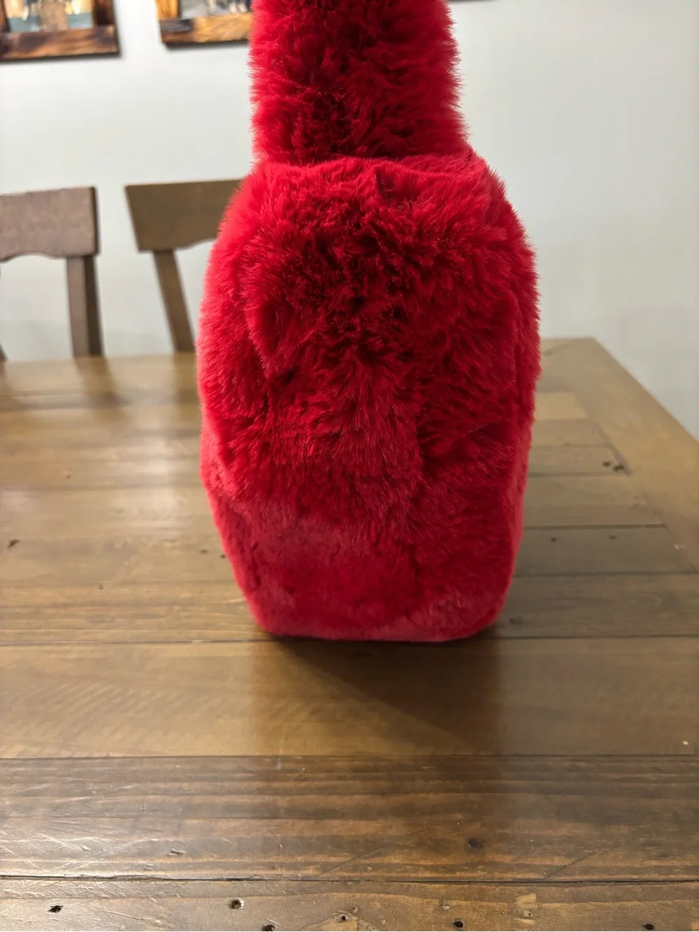Kate Spade Luver Faux Fur Heart Tote